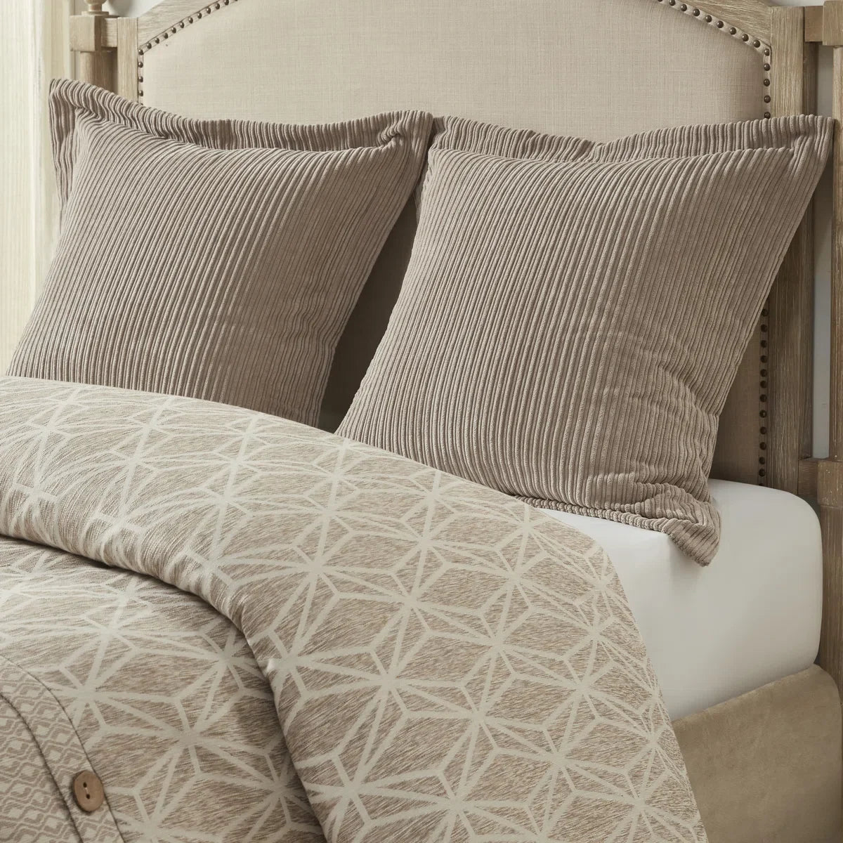 Madison Park Signature Grace Geometric Oversized Jacquard Comforter Set