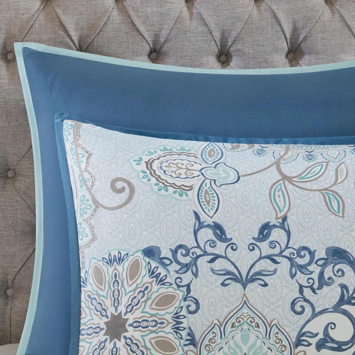 Isla 8 Piece Reversible Cotton Floral Comforter Set