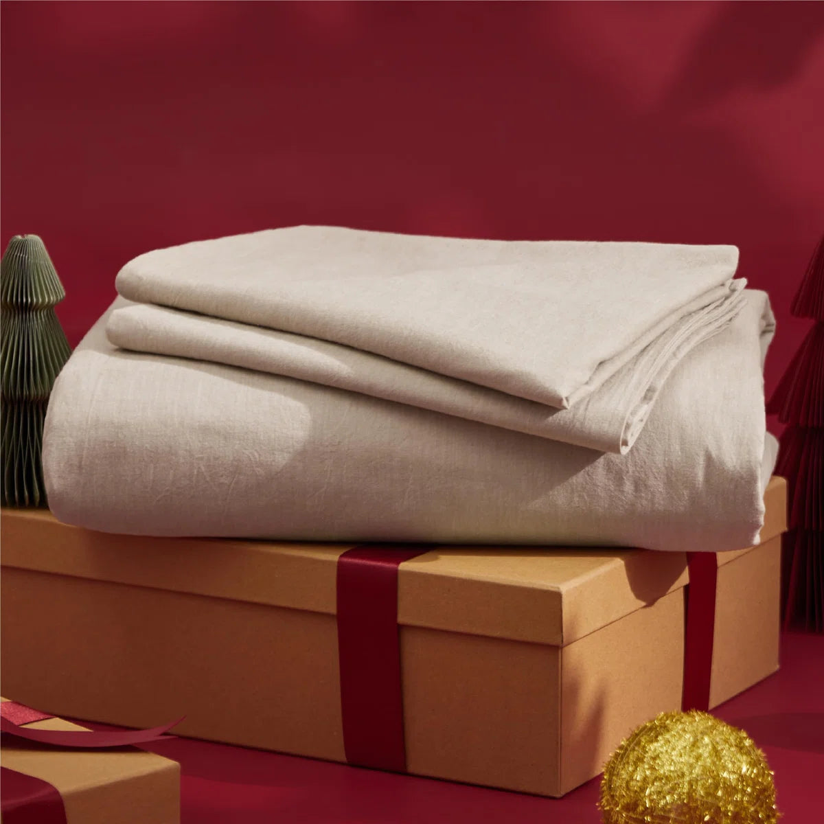 100% Washed Cotton Duvet Cover With Pillow Sham Minimalist Duvet Cover Linen Like for All Seasons