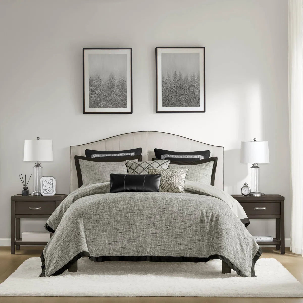 Reed Elegance Luxury Jacquard Comforter Set