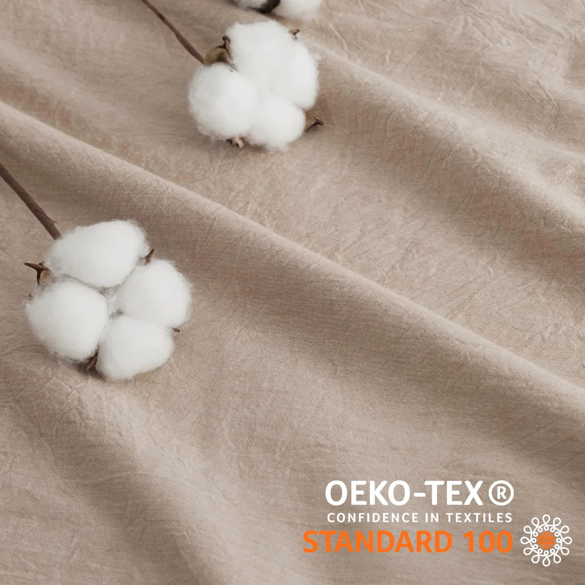 100% Washed Cotton Duvet Cover With Pillow Sham Minimalist Duvet Cover Linen Like for All Seasons